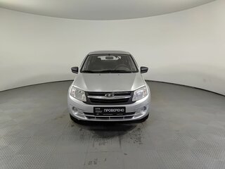 2014 Lada (ВАЗ) Granta I, серебристый, 259500 рублей, вид 2