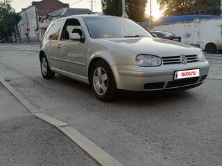 1999 Volkswagen Golf IV, серебристый, 445000 рублей, вид 2