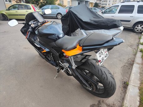 2006 Yamaha YZF-R6, оранжевый, 560000 рублей, вид 4