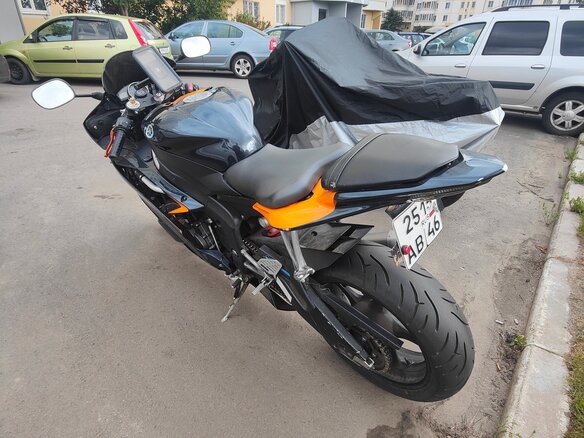 2006 Yamaha YZF-R6, оранжевый, 560000 рублей - вид 3