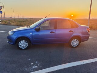 2019 Lada (ВАЗ) Granta I Рестайлинг, синий, 565000 рублей, вид 5