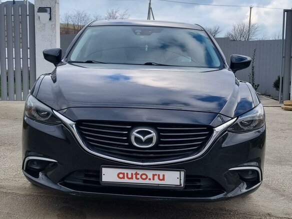 2015 Mazda 6 III (GJ) Рестайлинг, чёрный, 1780500 рублей - вид 1