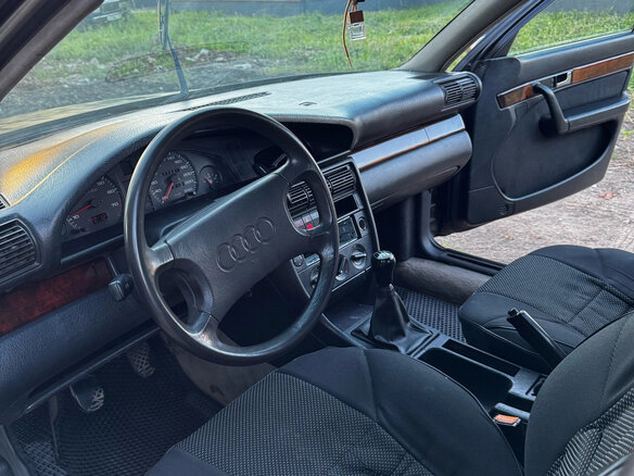 1991 Audi 100 IV (C4), чёрный, 200000 рублей - вид 6