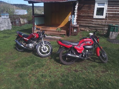2013 Yamaha YBR125, красный, 100000 рублей, вид 1