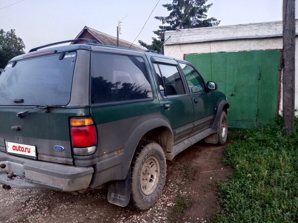 1996 Ford Explorer II, зелёный, 295000 рублей - вид 1