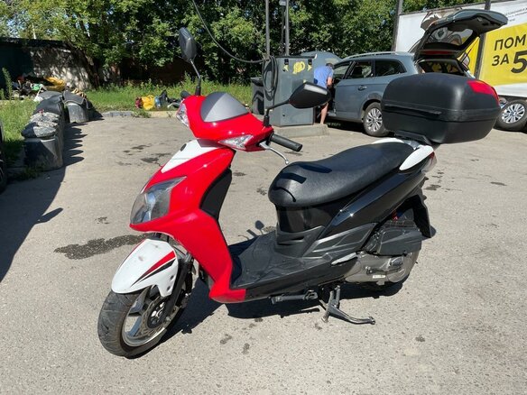 2012 Sym Jet 4 125, красный, 86500 рублей