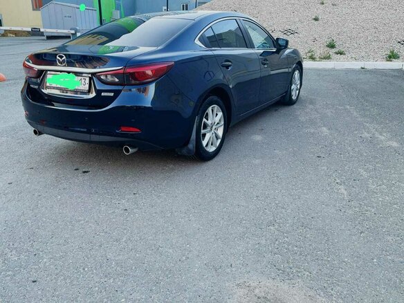 2017 Mazda 6 III (GJ) Рестайлинг, синий, 2150000 рублей - вид 1