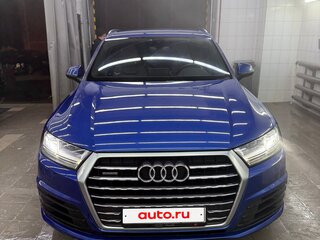 2016 Audi Q7 II (4M), синий, 3300000 рублей, вид 5