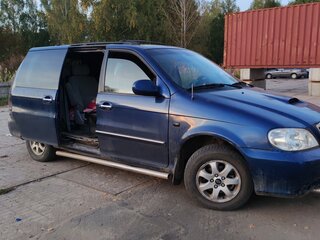 2005 Kia Carnival I Рестайлинг, синий, 400000 рублей, вид 2