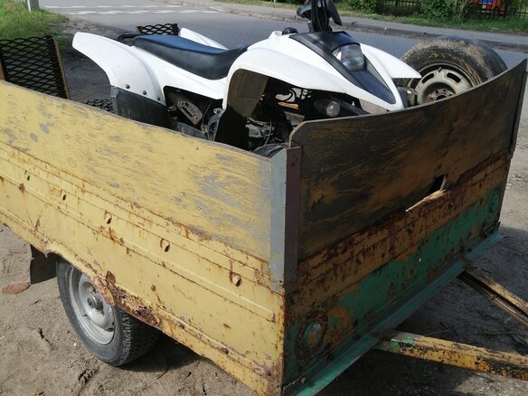 2014 Stels ATV-100, белый, 100000 рублей - вид 15