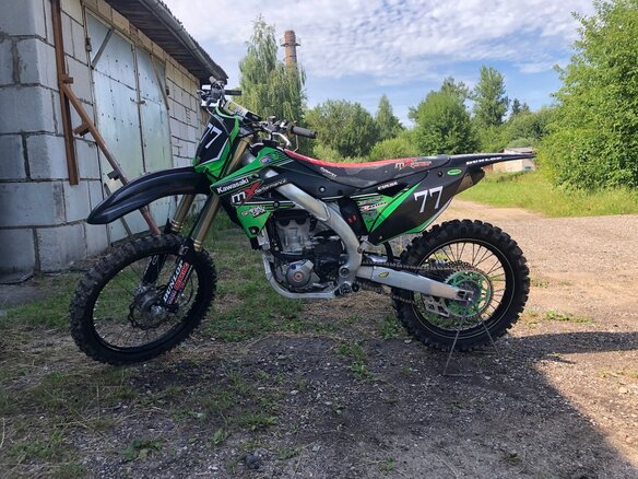 2014 Kawasaki KX 450, чёрный, 300000 рублей - вид 4