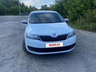 2018 Skoda Rapid I Рестайлинг, белый, 1350000 рублей, вид 2