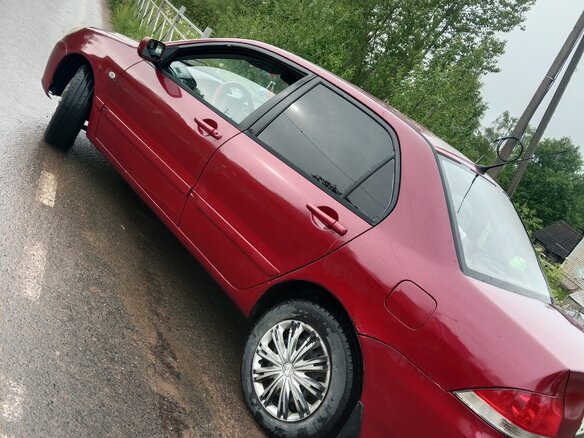 2005 Mitsubishi Lancer IX, красный, 310000 рублей - вид 3