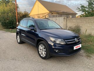 2012 Volkswagen Tiguan I Рестайлинг, синий, 1150000 рублей, вид 2