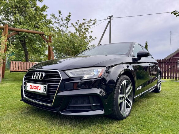 2016 Audi A3 III (8V) Рестайлинг, чёрный, 1657942 рублей - вид 1