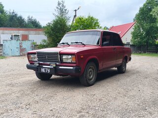 1997 Lada (ВАЗ) 2107, красный, 155000 рублей, вид 1
