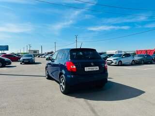 2012 Skoda Fabia II Рестайлинг, синий, 899999 рублей, вид 4