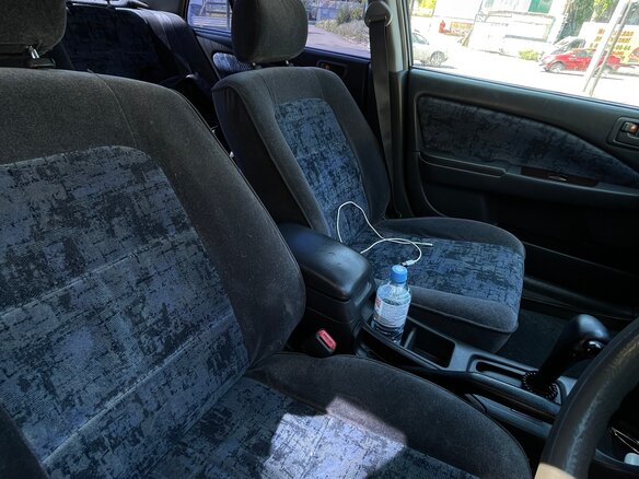 1997 Toyota Corona IX (T190), серебристый, 460000 рублей - вид 6