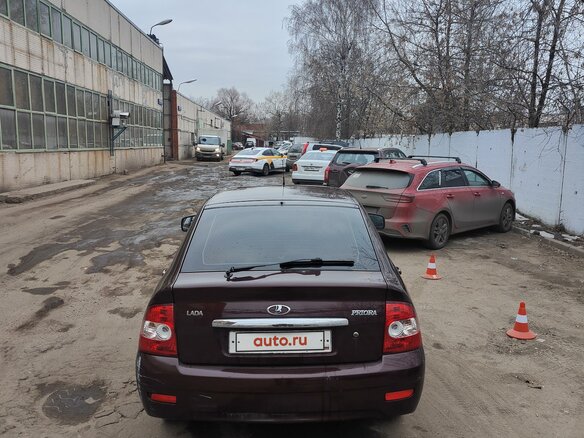 2013 Lada (ВАЗ) Priora I, пурпурный, 330000 рублей - вид 2