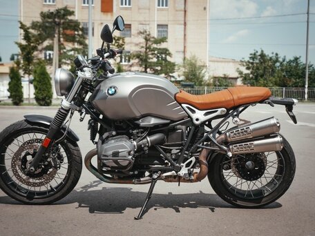 2016 BMW R Nine T Scrambler, серебристый, 780000 рублей, вид 5