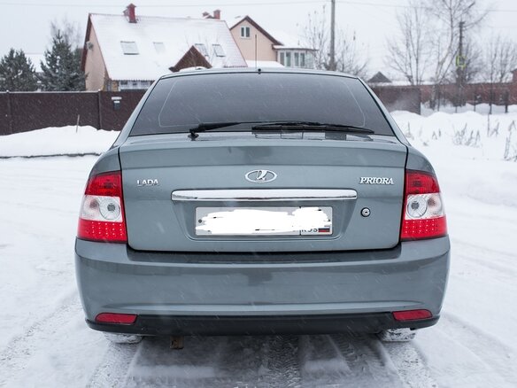 2012 Lada (ВАЗ) Priora I, серый, 300000 рублей - вид 1