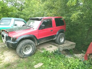 1995 Mitsubishi Pajero II, пурпурный, 400000 рублей, вид 5