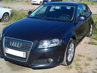 2009 Audi A3 II (8P) Рестайлинг 2, чёрный, 1139783 рублей, вид 2
