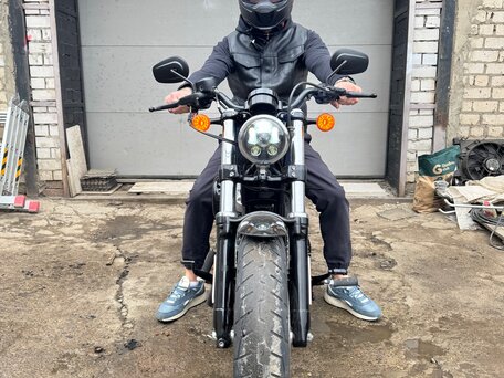 2021 Harley-Davidson Forty-Eight, синий, 1400000 рублей, вид 5
