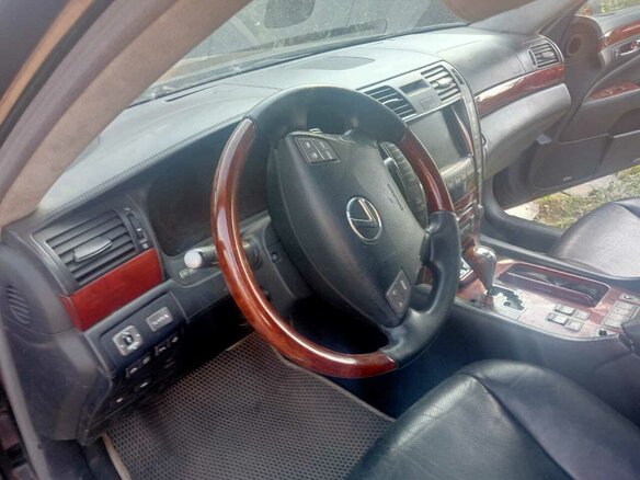 2008 Lexus LS Long 600h L IV, чёрный, 1125000 рублей