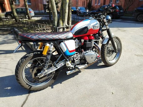 2006 Triumph Scrambler, белый, 850000 рублей, вид 5