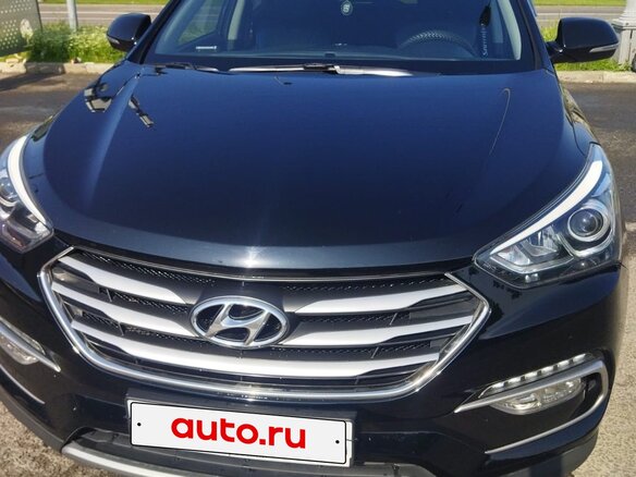 2016 Hyundai Santa Fe III Рестайлинг, чёрный, 2200000 рублей - вид 1