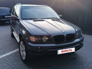 2003 BMW X5 3.0i I (E53) Рестайлинг, серый, 1000000 рублей, вид 1