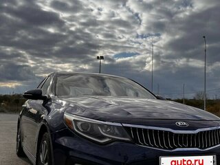 2018 Kia Optima IV Рестайлинг, синий, 1880000 рублей, вид 1