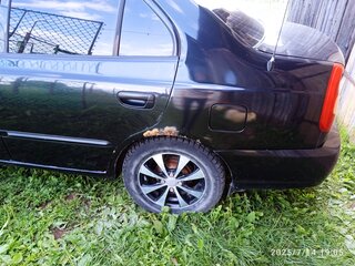 2005 Hyundai Accent ТагАЗ II, чёрный, 140000 рублей, вид 1