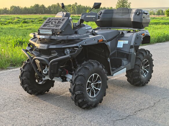 2022 Stels ATV-850 Guepard Trophy, чёрный, 850000 рублей