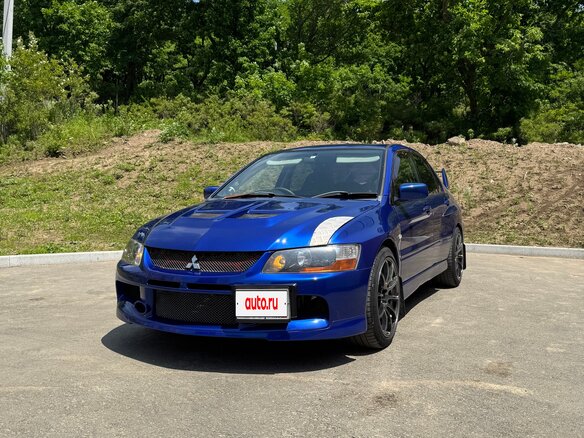 2001 Mitsubishi Lancer Evolution VII, синий, 2100000 рублей