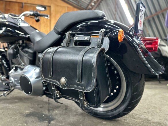 2012 Harley-Davidson Fat Boy, чёрный, 1250000 рублей - вид 12