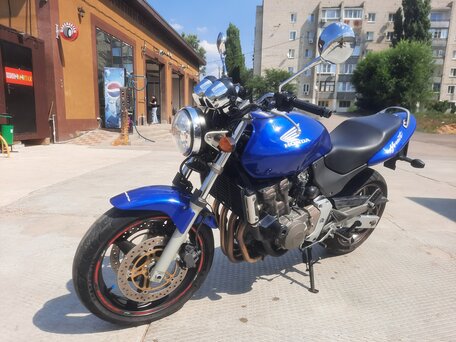 2002 Honda CB 600F Hornet, синий, 399000 рублей, вид 1