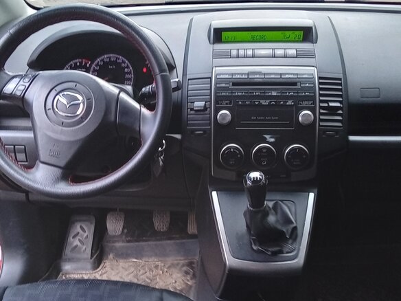 2008 Mazda 5 I (CR) Рестайлинг, красный, 300000 рублей - вид 5