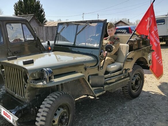 1943 Willys MB, зелёный, 2300000 рублей - вид 3
