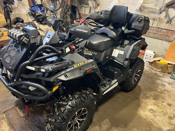 2023 Stels ATV-800 Guepard Touring, серый, 990000 рублей - вид 14