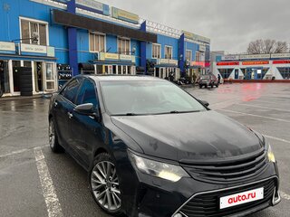 2016 Toyota Camry VII (XV50) Рестайлинг, чёрный, 1700000 рублей, вид 3
