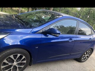 2012 Hyundai Solaris I, синий, 760000 рублей, вид 5