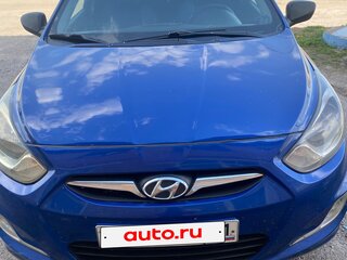2012 Hyundai Solaris I, синий, 550000 рублей, вид 2