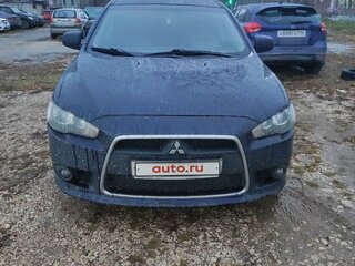 2013 Mitsubishi Lancer X Рестайлинг, синий, 700000 рублей, вид 2
