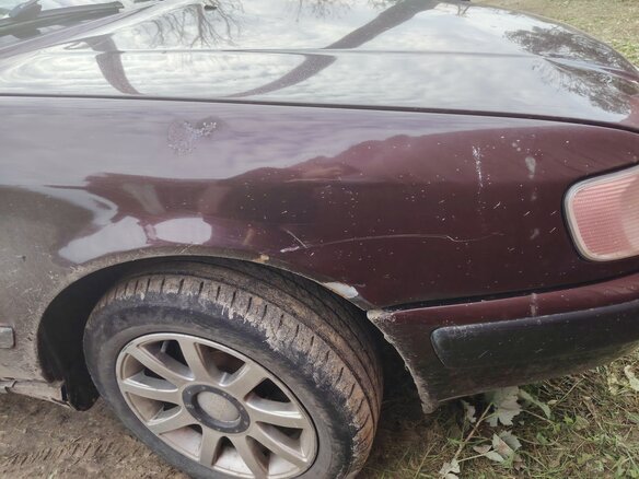 1992 Audi 100 IV (C4), пурпурный, 175000 рублей - вид 6
