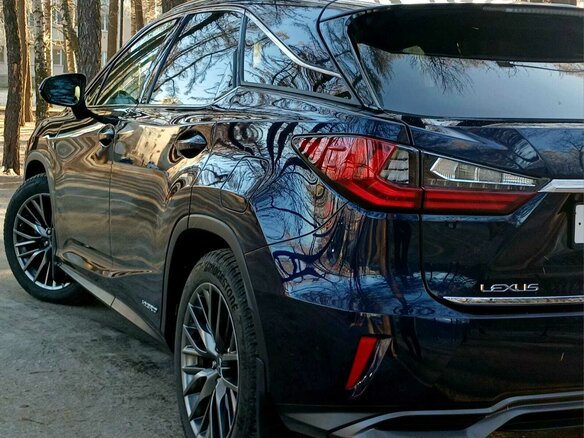 2019 Lexus RX 450h IV, синий, 5900000 рублей - вид 34