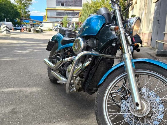 1994 Honda Steed 600, синий - вид 1