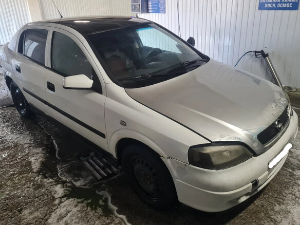 2003 Opel Astra G, белый, 260000 рублей - вид 5