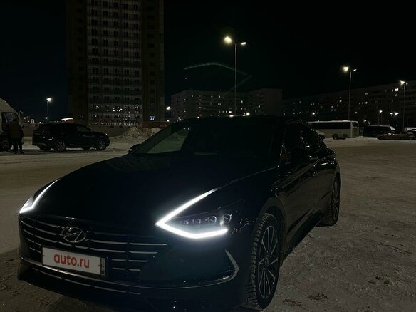 2020 Hyundai Sonata VIII (DN8), чёрный, 2650000 рублей